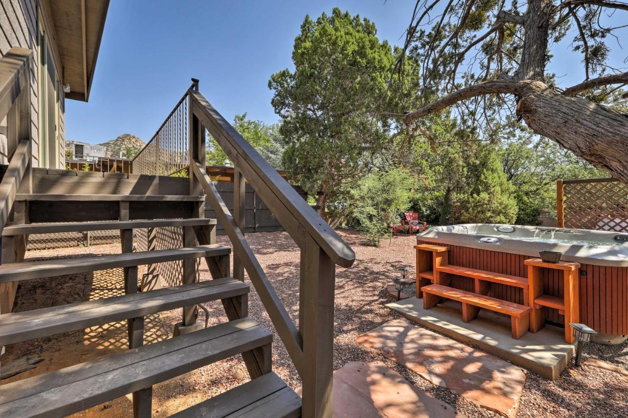 Sedona Getaway With Hot Tub, Deck And Red Rock Views! Villa Ngoại thất bức ảnh